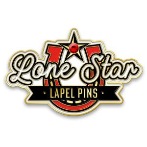 Custom Enamel Pin with Gemstones