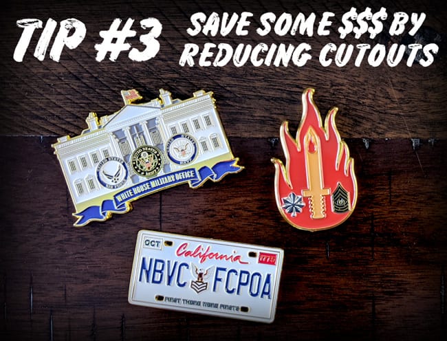 Cut to Shape Challenge Coins - Cut outs