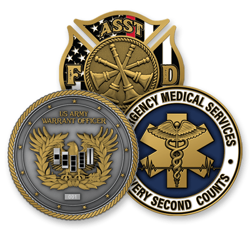 3D Challenge Coins