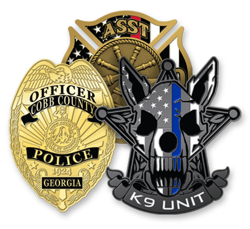 Cut to Shape Challenge Coins